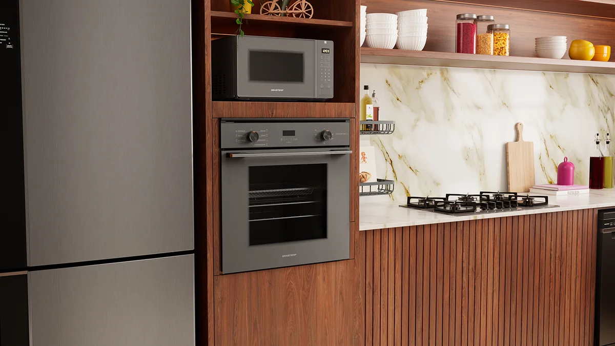 Forno de embutir Brastemp