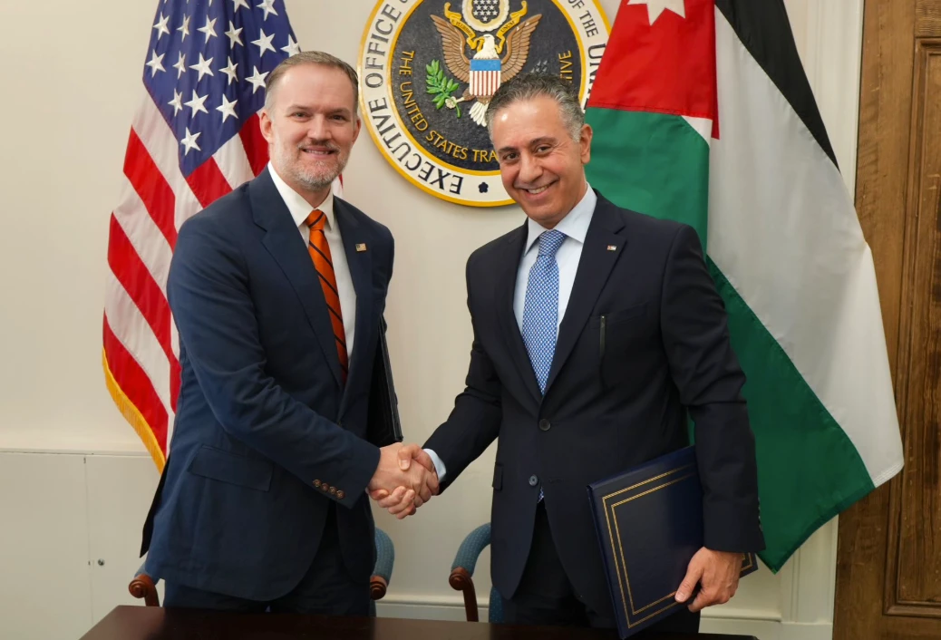 Jordan, US sign reciprocal trade agreement, cap tariffs at 10%