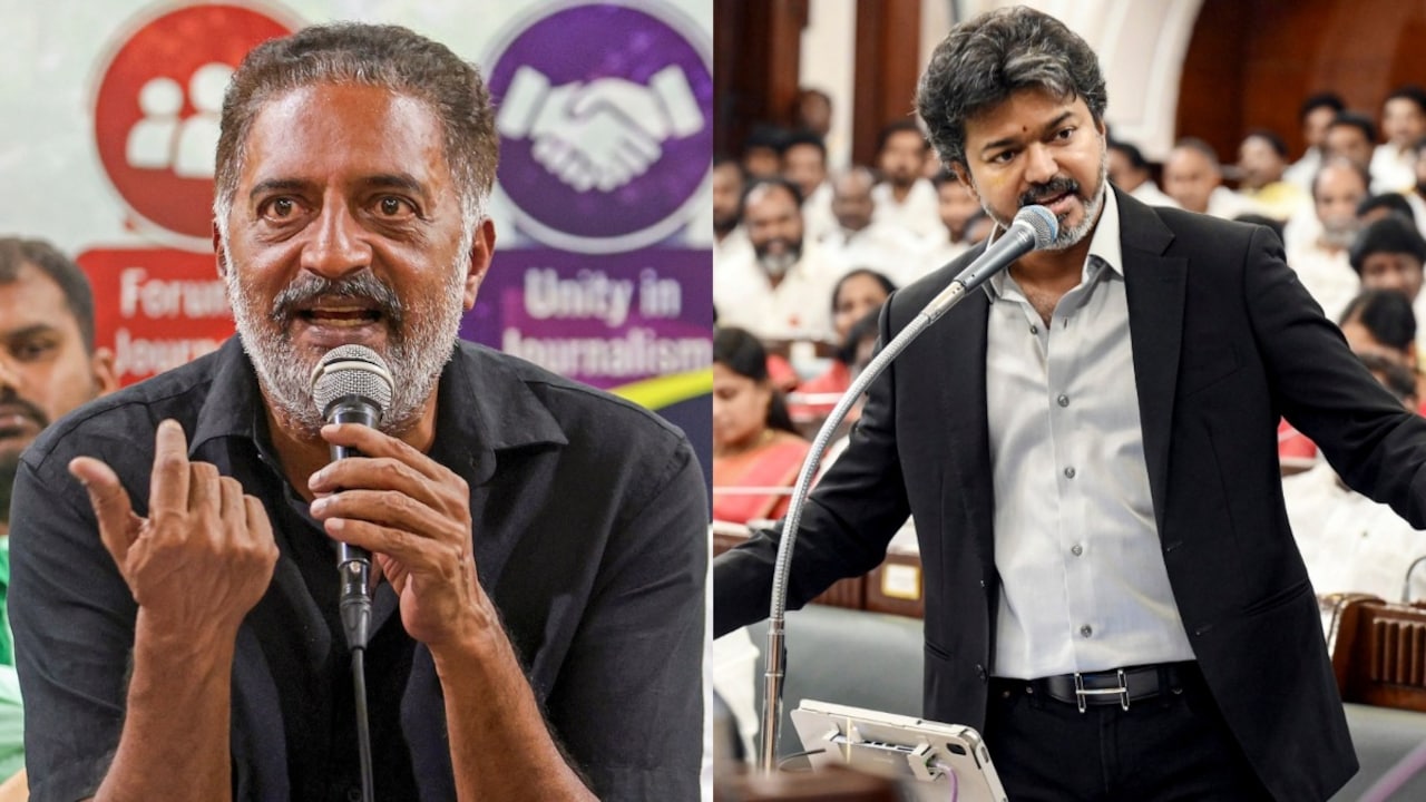 Dê-lhe um ano: Prakash Raj reage à governança de Vijay e ao encontro com Ajith