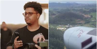 Paulo Soares compartilhou imagens da viagem e escreveu: 'Acho que nasci pra isso' Foto: Reprodução/Instagram