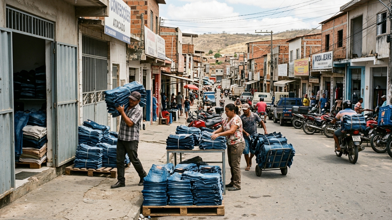 A cidade pernambucana que produz 60 milhões de peças de jeans por ano, e o problema ambiental que isso deixou no Rio Capibaribe