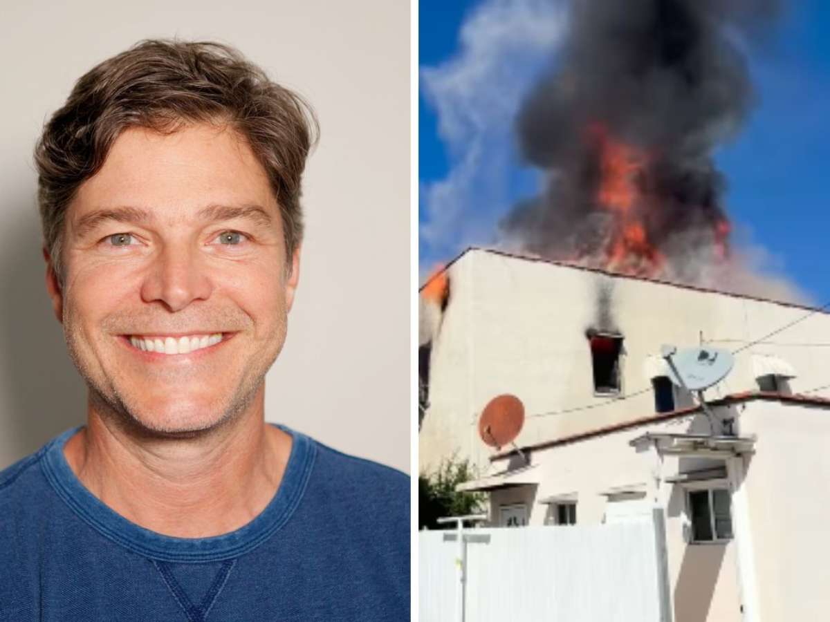 Ex-galã da Globo desabafa sobre incêndio que destruiu casa nos EUA e enaltece ajuda de amigos: 'Não temos onde ficar'
