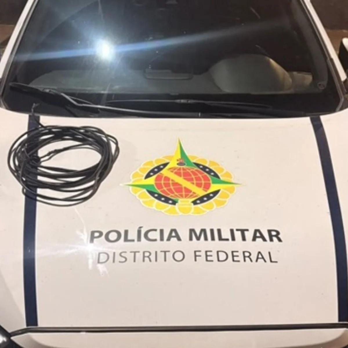 Homem é preso pela terceira vez por furtar cabos de energia na Asa Norte