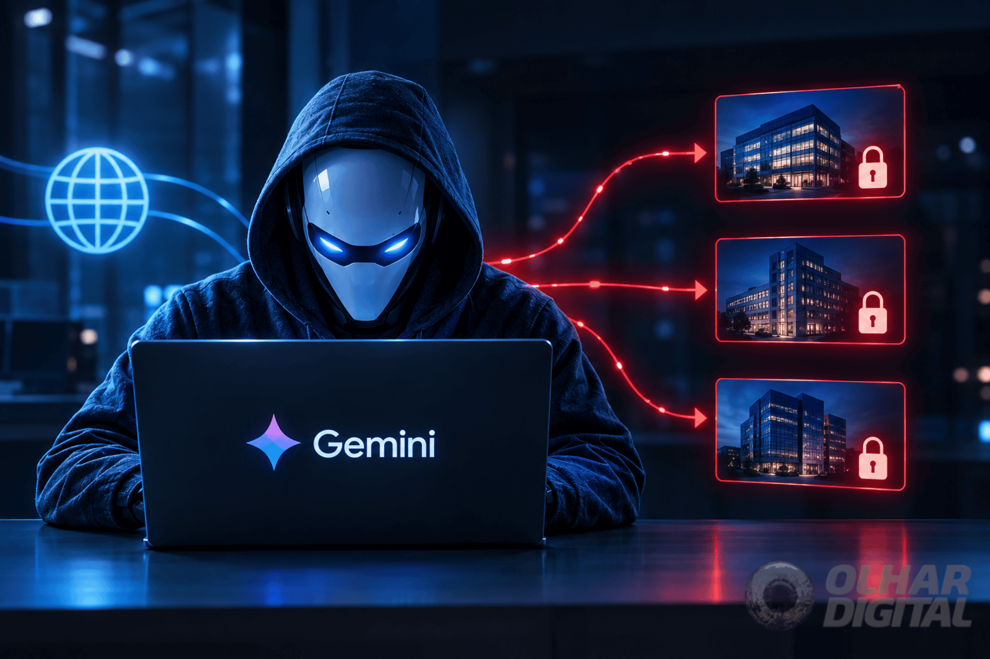 Gemini invade sistemas de três empresas reais durante teste de segurança do Google