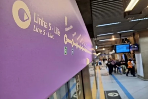 Linha 5-Lilás registra 4 falhas 3 dias seguidos. Fluxo já foi normalizado
