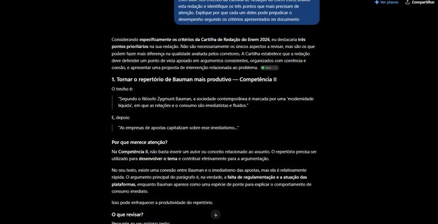 Cartilha de Redação do Enem 2026: saiba como usar o PDF para estudar com IA