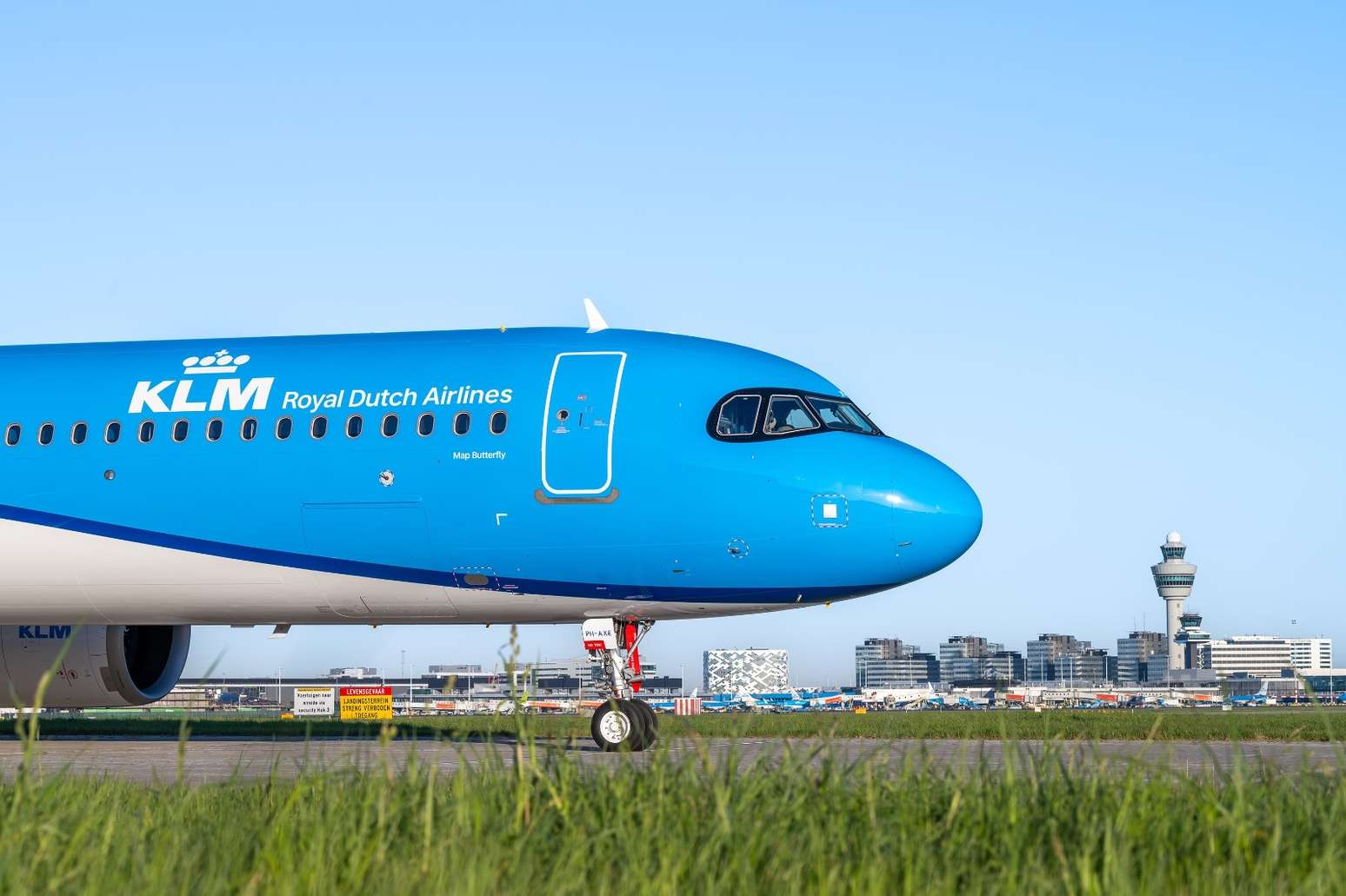 Avi&atilde;o da companhia a&eacute;rea holandesa KLM