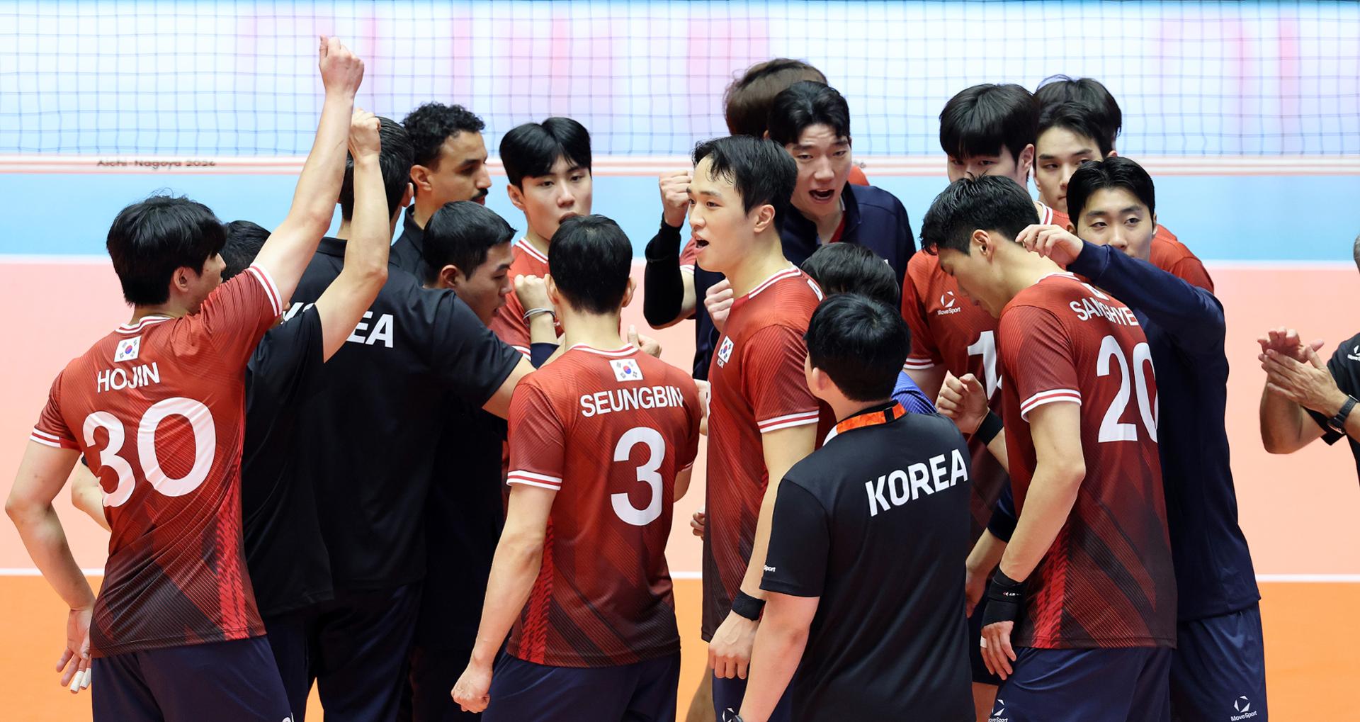 S. Coreia do Sul supera as Filipinas para abrir o torneio de vôlei masculino