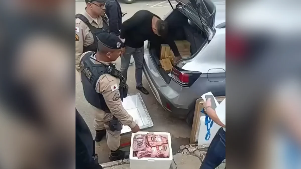 MG: dupla é presa após furtar R$ 12 mil em picanha e whisky de supermercado