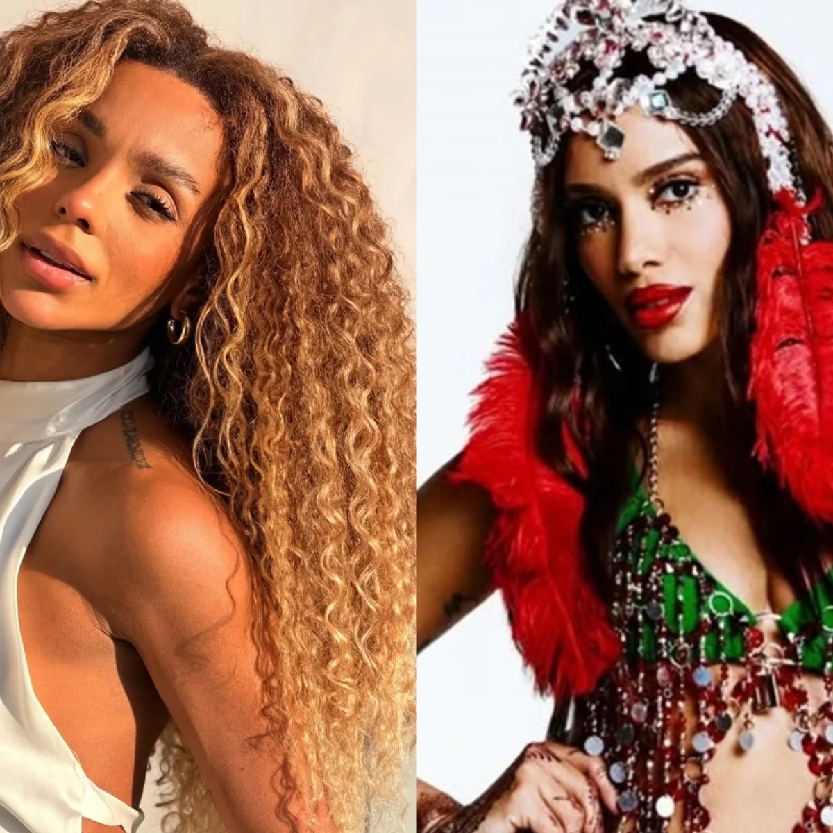 Brunna Gonçalves nega climão com Anitta na Grande Rio: "Não tem rivalidade"