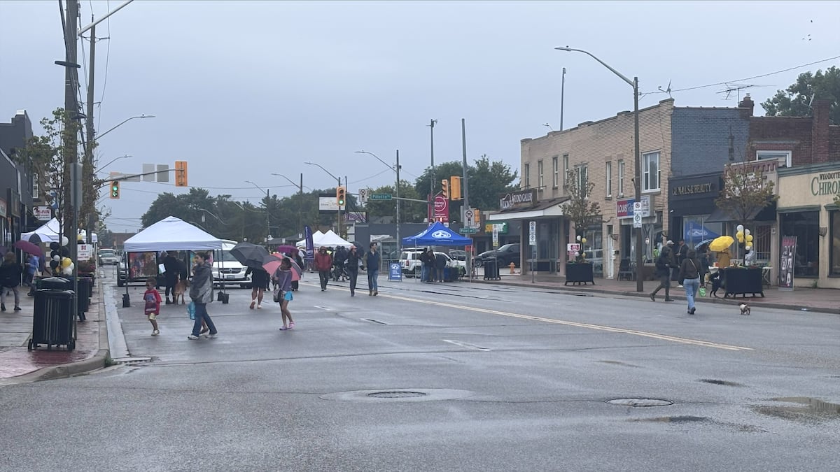 Rain, construction dampen Open Streets Windsor