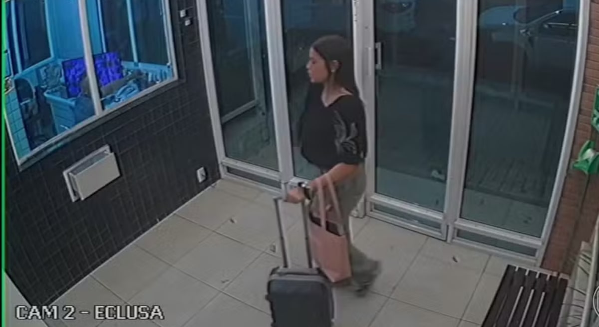 Imagens mostram últimos momentos de estudante de Direito encontrada morta em pátio de condomínio
