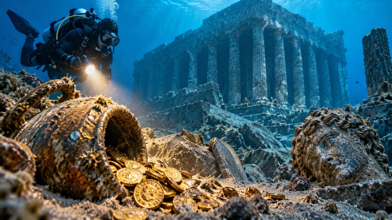 Arqueólogos descobrem um dos maiores tesouros da humanidade: recuperam do fundo do mar uma das 7 maravilhas do mundo