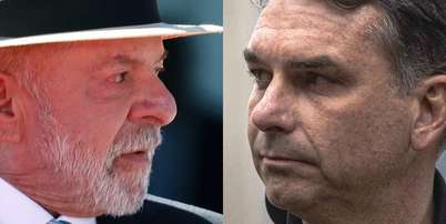 Pesquisa BTG-Nexus: Lula tem 42% das inten&ccedil;&otilde;es de voto no 1&ordm; turno, Fl&aacute;vio Bolsonaro, 37% Foto: Wilton Junior/Estad&atilde;o e Taba Benedicto/Estad&atilde;o / Estad&atilde;o