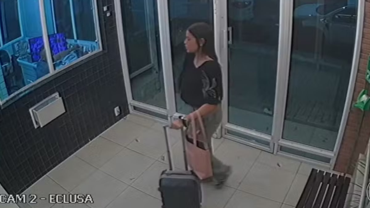 Imagens mostram últimos momentos de estudante de Direito encontrada morta em pátio de condomínio
