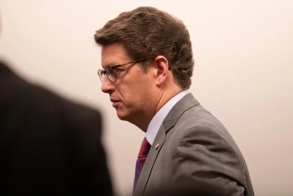 Imagem colorida do Deputado federal Ricardo Salles, relator da CPi do MST 2