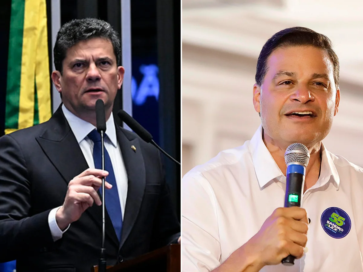 Em debate, Sandro Alex confronta Moro sobre voto em Dino: "Traiu Bolsonaro"