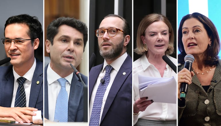 Senado no PR: Deltan aparece à frente, seguido por Curi, Barros, Gleisi e Cristina, diz Real Time