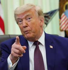 (03/06/2026) O presidente dos EUA, Donald Trump, discursa durante um evento no Salão Oval da Casa Branca em 3 de junho de 2026, em Washington, DC. Trump assinou ordens executivas relacionadas ao fortalecimento da fiscalização alfandegária e reformas nas leis trabalhistas federais. (Foto de Kevin Dietsch/Getty Images) Foto: Kevin Dietsch/Getty Images