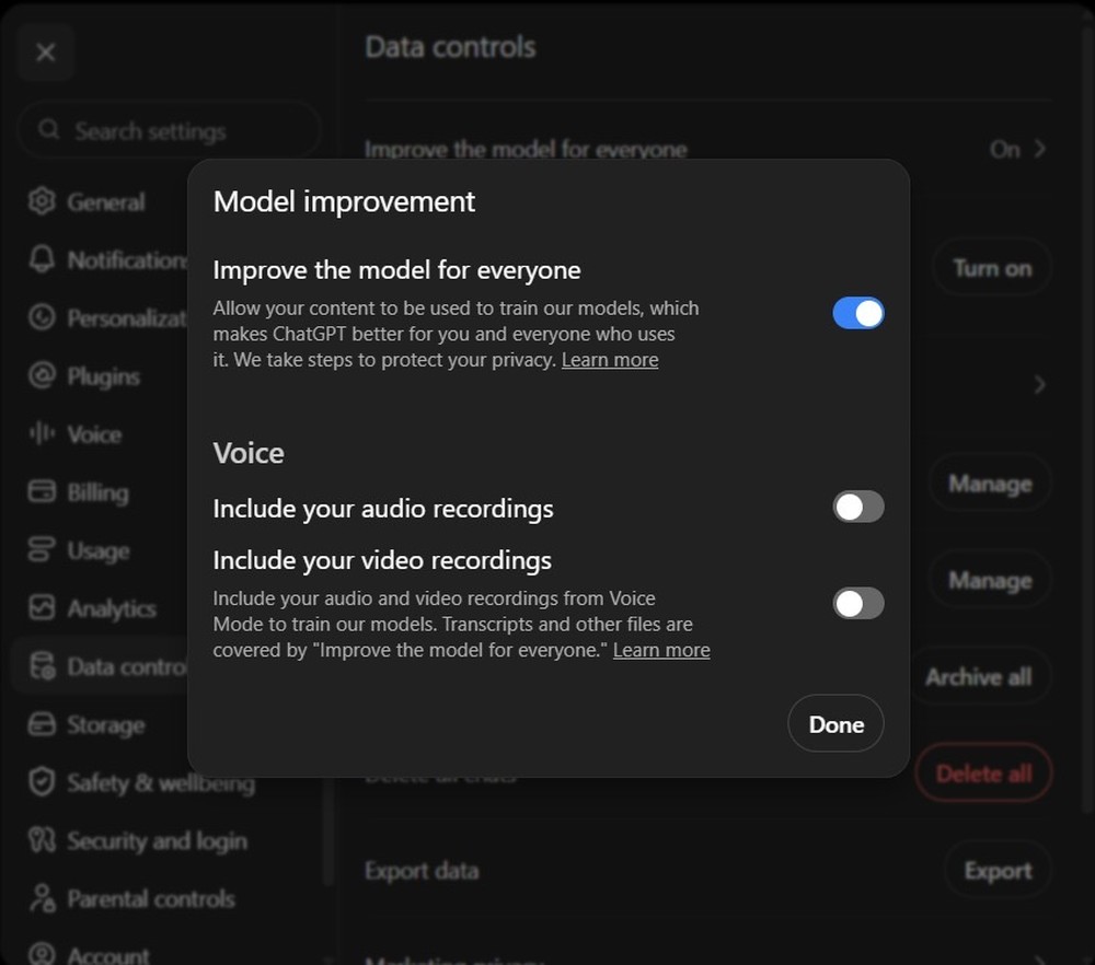 Desative a função nas configurações de privacidade — Foto: TechTudo/Cecile Mendonça