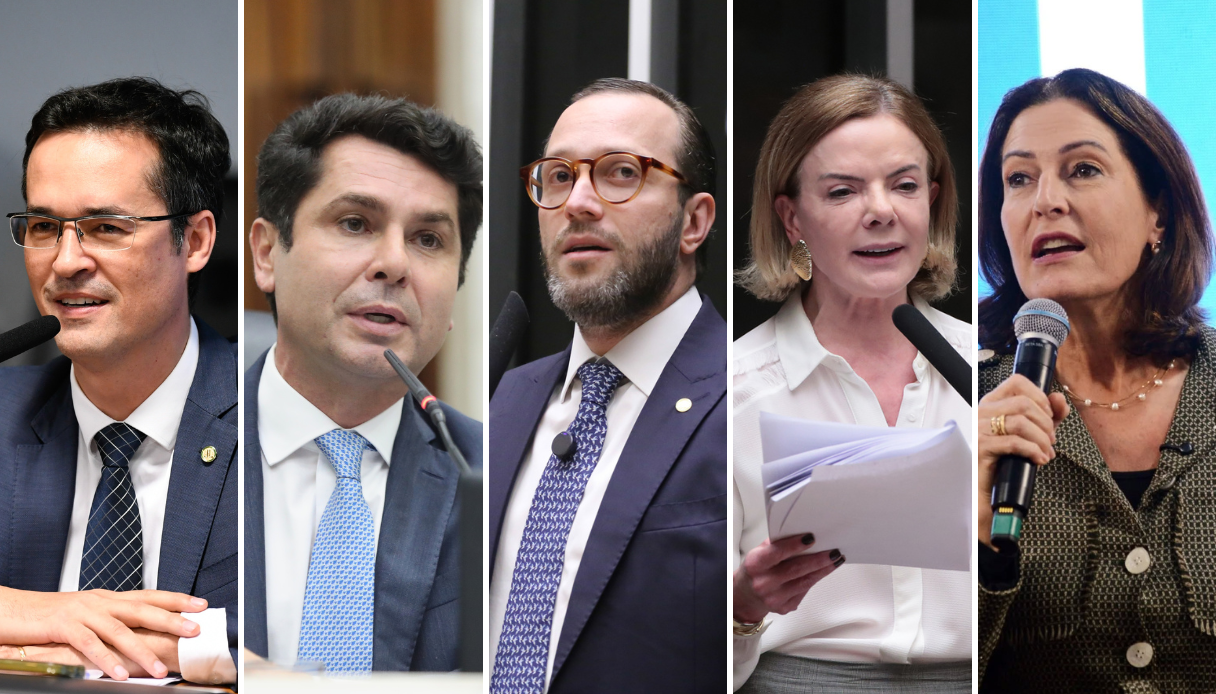 Senado no PR: Deltan aparece à frente, seguido por Curi, Barros, Gleisi e Cristina, diz Real Time