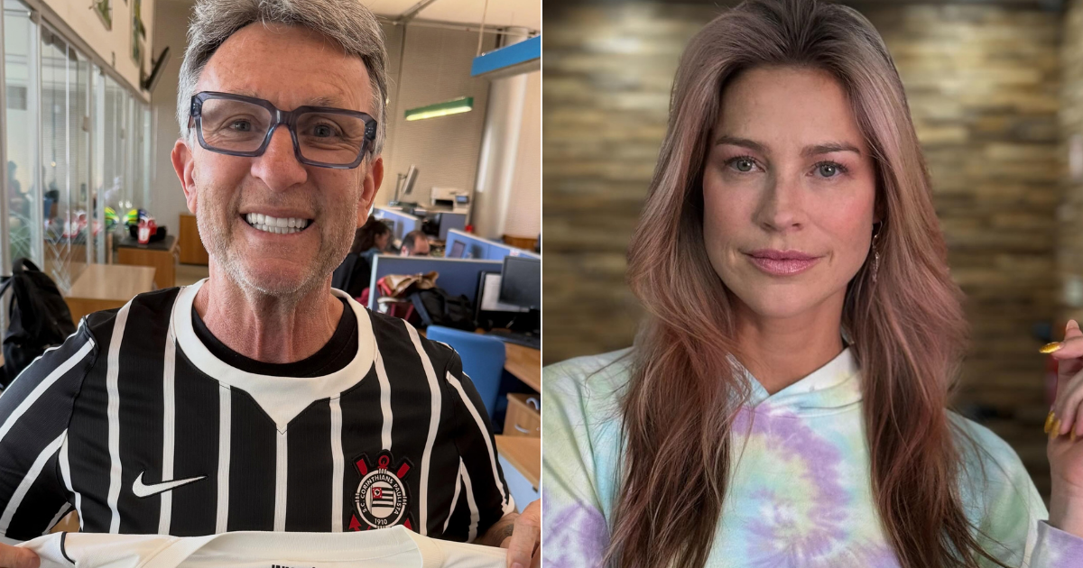 'Mulher linda, maravilhosa': Craque Neto se declara ao vivo para Luana Piovani e ganha resposta