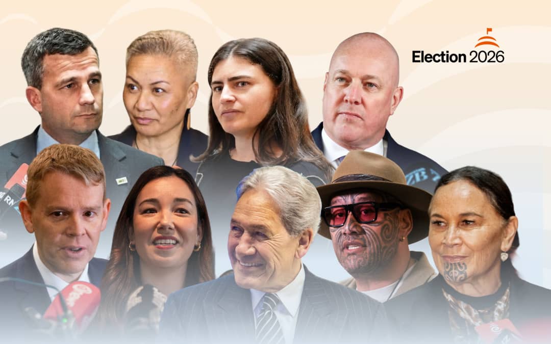 Election 2026: Composite of all political party leaders.