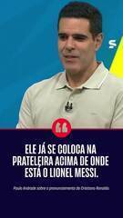 Paulo Andrade comenta o pronunciamento de Cristiano Ronaldo