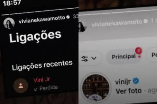 Ex-esposa de governador do MT expõe ligação e foto enviada por Vini Jr.
