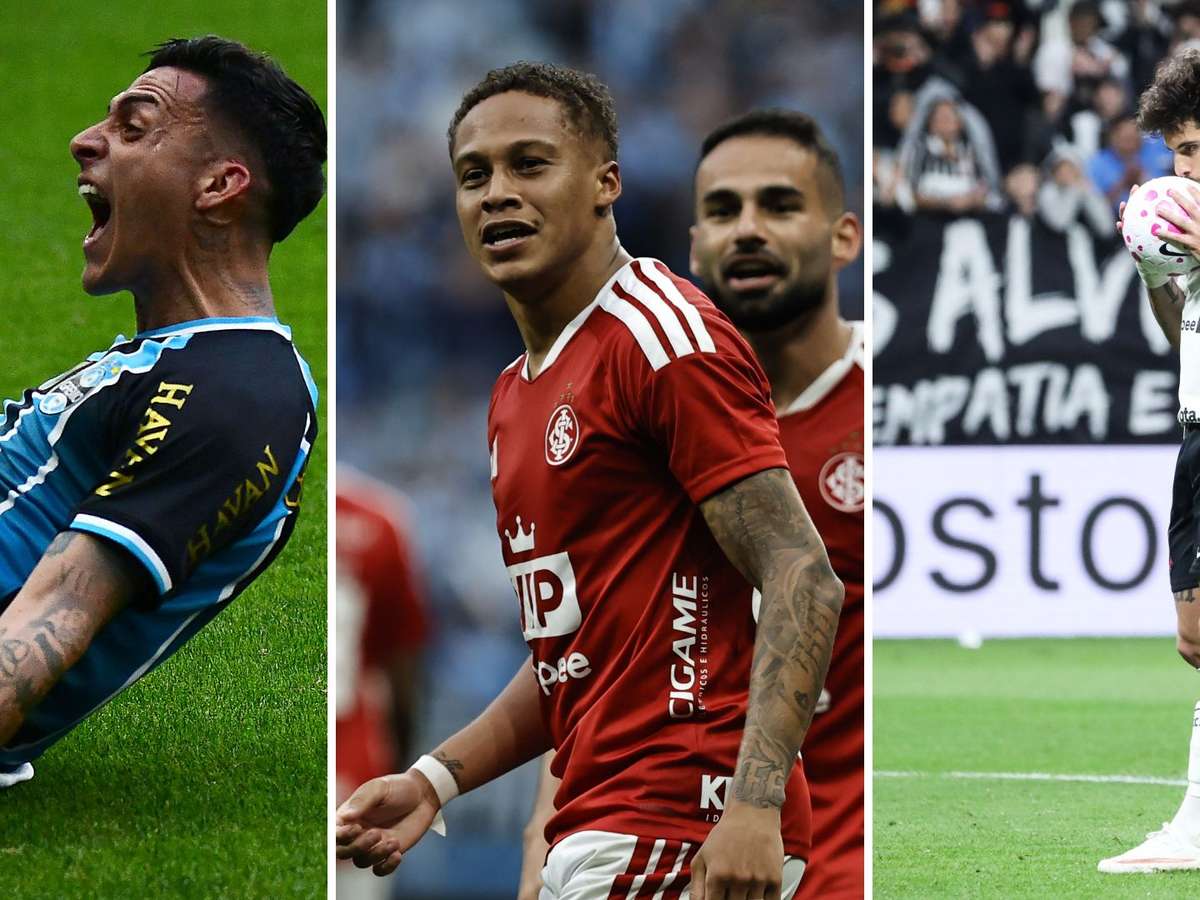Veja os jogos de Grêmio, Inter e Corinthians na reta final do Brasileirão