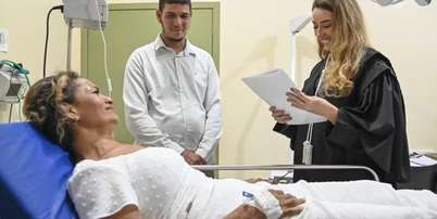 Noiva passa mal antes do casamento e &eacute; surpreendida por cerim&ocirc;nia em hospital no Acre Foto: Gleilson Miranda/Secom TJ-AC