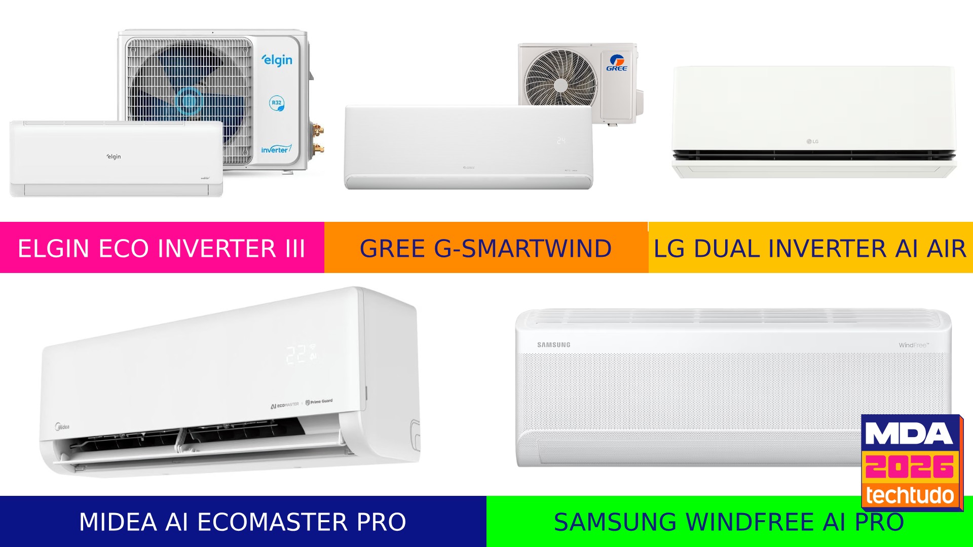 Melhor ar-condicionado de 2026: conheça finalistas e eleja seu favorito