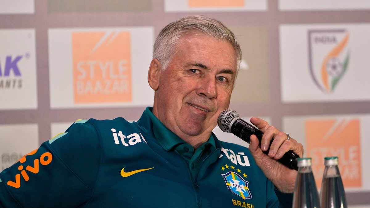 Ancelotti diz que sai satisfeito de Data Fifa e projeta futuro da seleção: ‘Quero ver outros jovens’