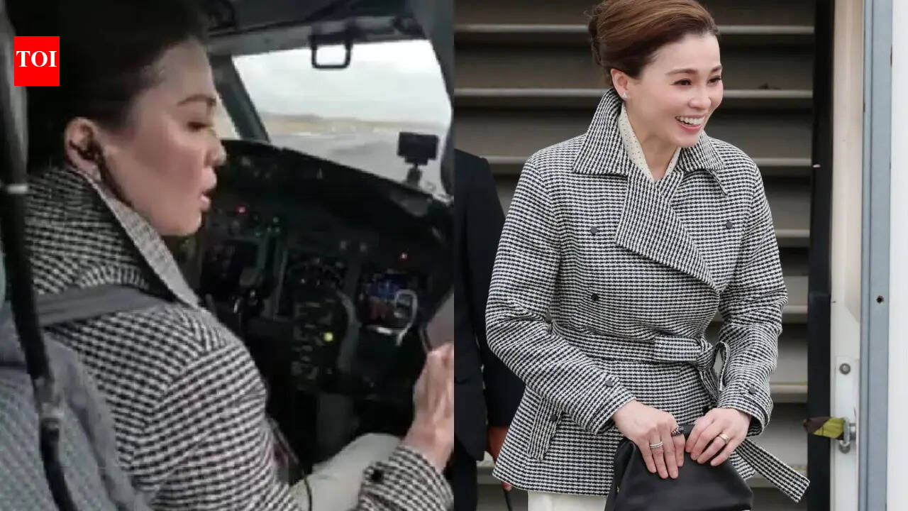 Da caça à viagem real: a viral Rainha Suthida da Tailândia ocupa novamente o assento de piloto na viagem ao Japão