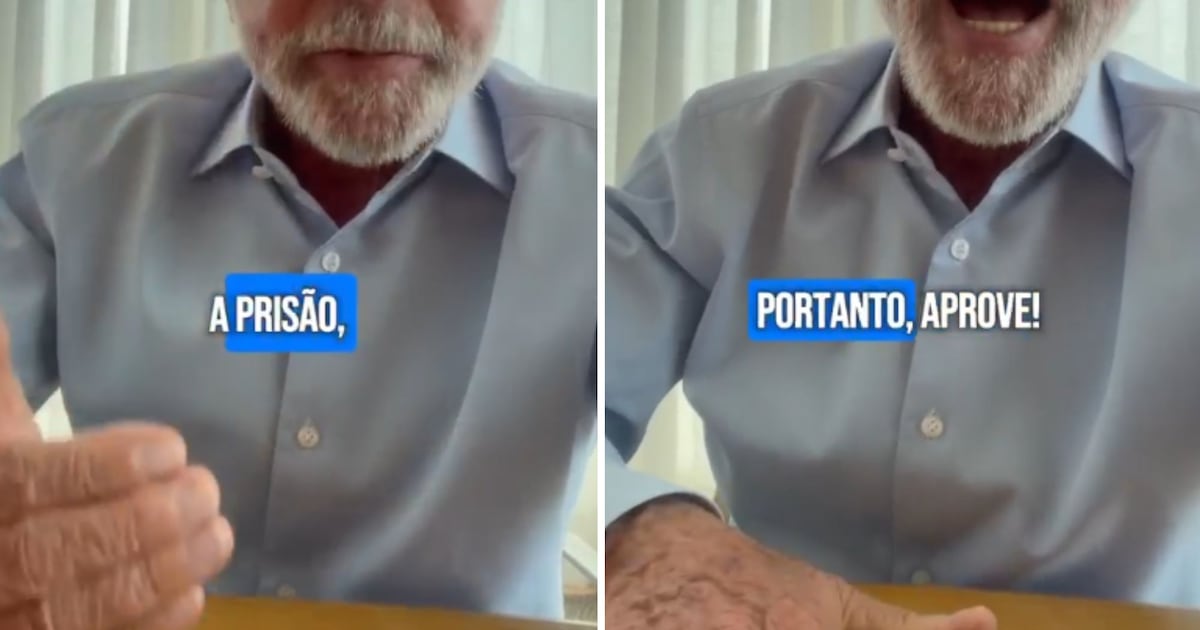 Em novo vídeo, Lula desafia Flávio Bolsonaro a aprovar PEC da Segurança Pública no Senado