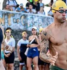 Daniel Cady, ex-marido de Ivete Sangalo, conquistou o segundo lugar no GalegoMan, competição de aquathlon e triathlon Foto: Reprodução/Instagram:@danielcady