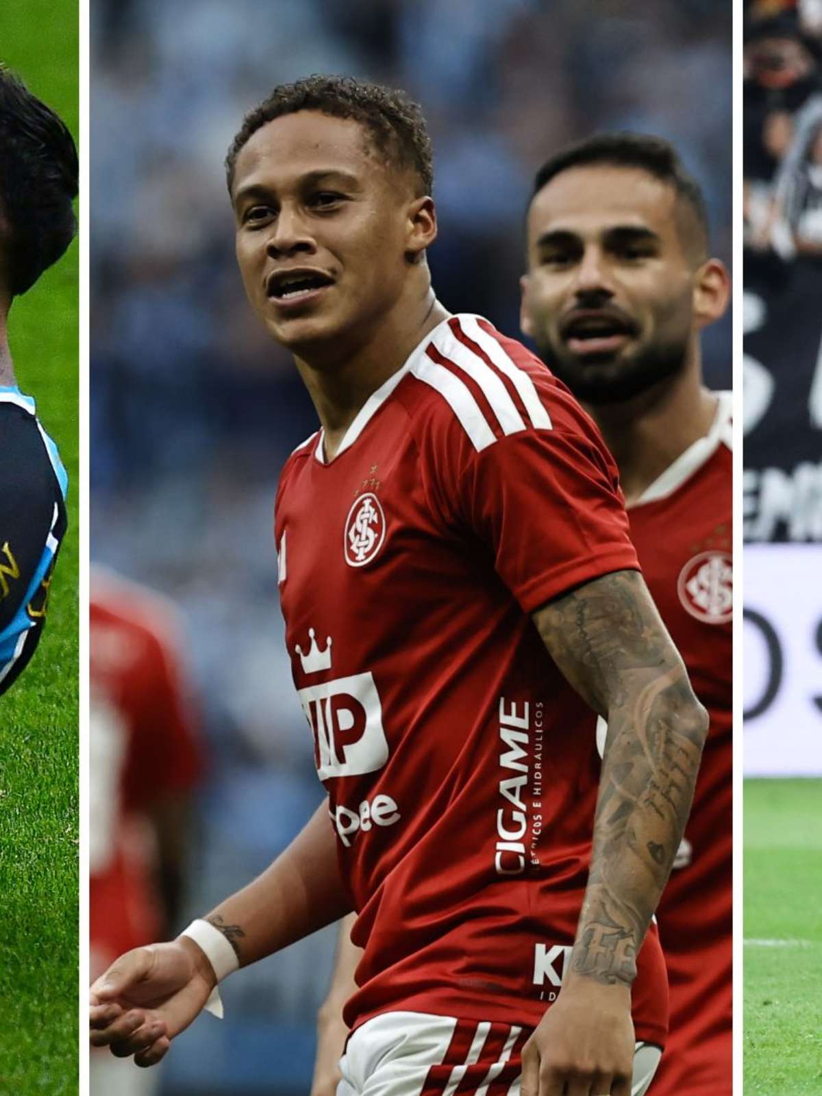 Veja os jogos de Grêmio, Inter e Corinthians na reta final do Brasileirão
