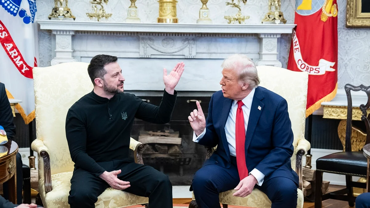 Zelensky diz que é “doloroso” ver Trump escolher lado oposto ao da Ucrânia