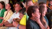 Da festa à frustração: veja como foi o clima no QG de Flávio Bolsonaro durante apuração dos votos