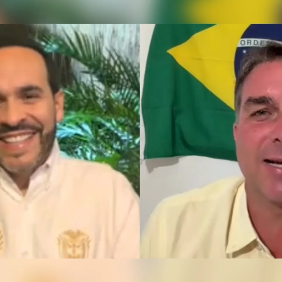 Em live com Flávio e Eduardo, Espriella diz que se inspirou em Bolsonaro