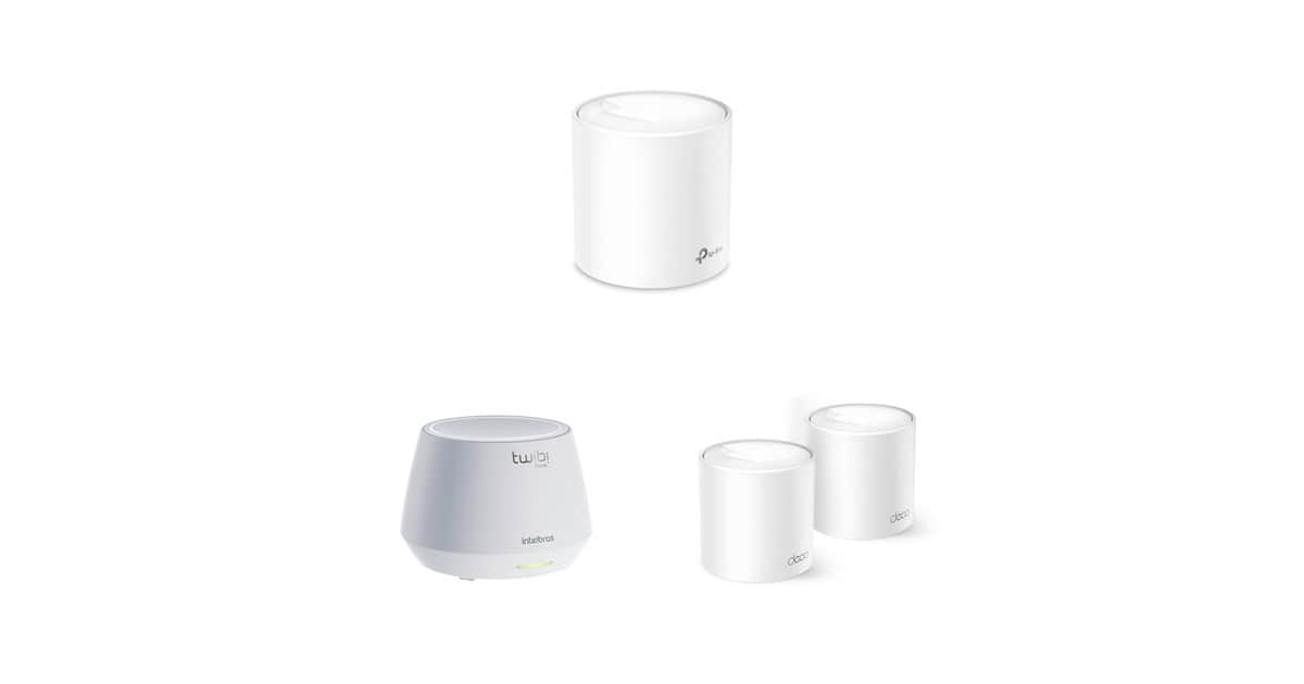 Rede caindo? Veja uma seleção de roteadores Wi-Fi Mesh em promoção na Amazon