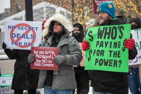 people holding signs
