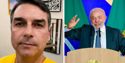 Flávio se recolhe em Brasília, evita exposição pública e visita Jair Bolsonaro; Lula faz reunião com ministros Foto: Divulgação/Flávio Bolsonaro | Divulgação/Ricardo Stuckert