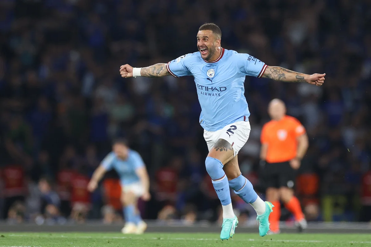 Kyle Walker vê tatuagem do tetra do City ameaçada por possível punição