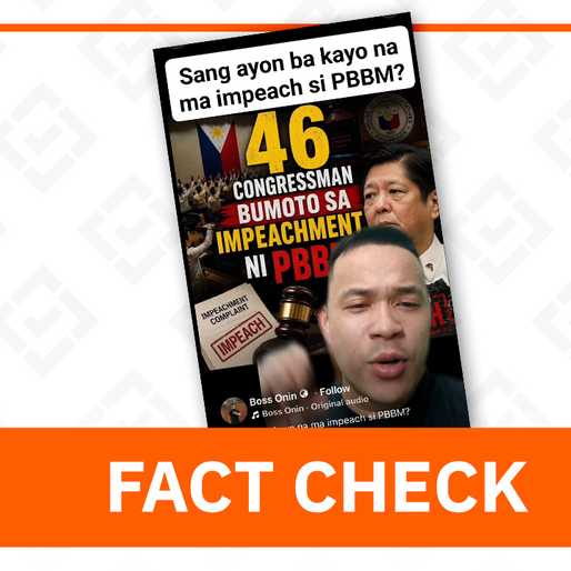 FACT CHECK: Congress did not vote on any new impeachment case vs Marcos