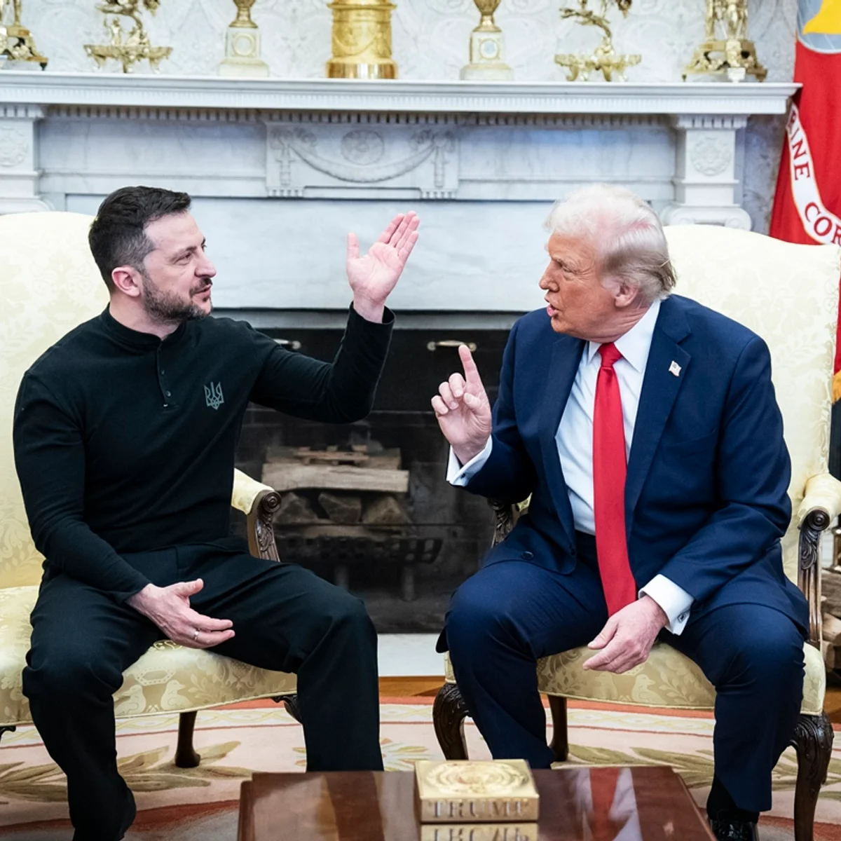 Zelensky diz que é “doloroso” ver Trump escolher lado oposto ao da Ucrânia