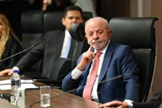 O presidente Lula e o presidente do Senado, Davi Alcolumbre