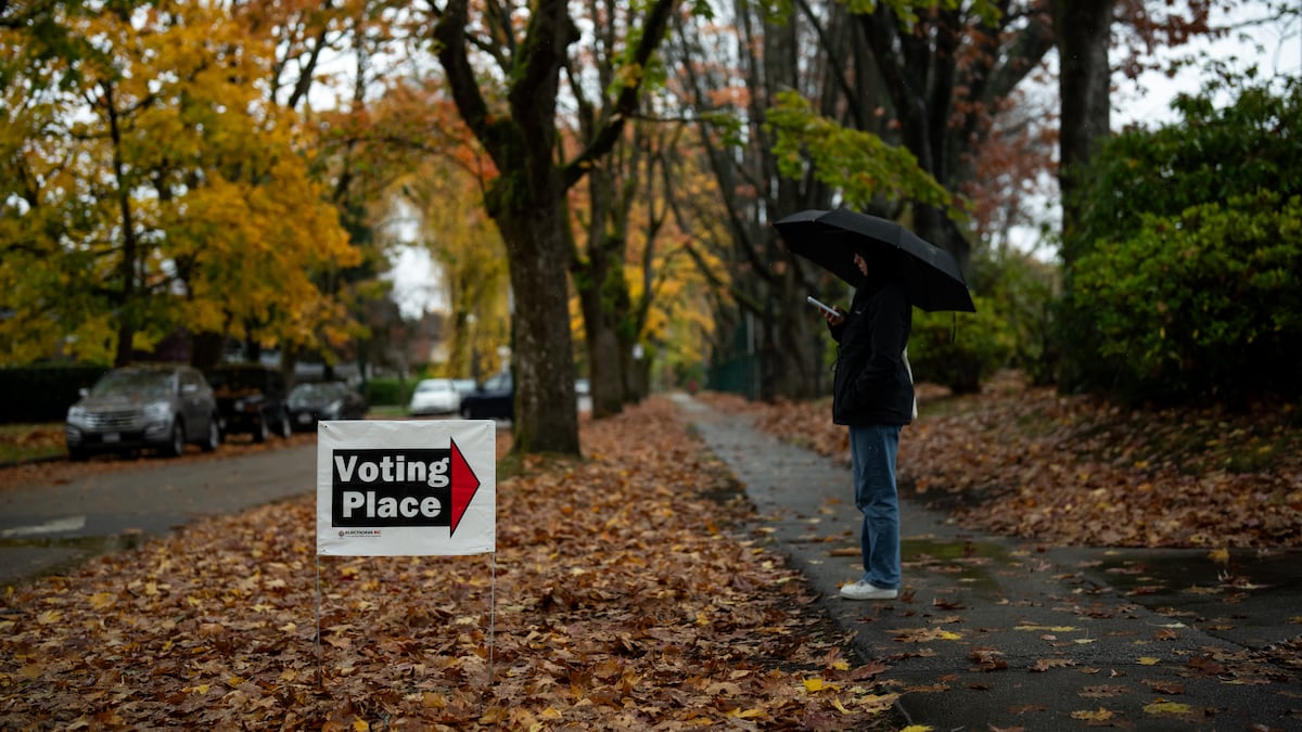 Voter turnout in B.C. election dips to lowest in decades