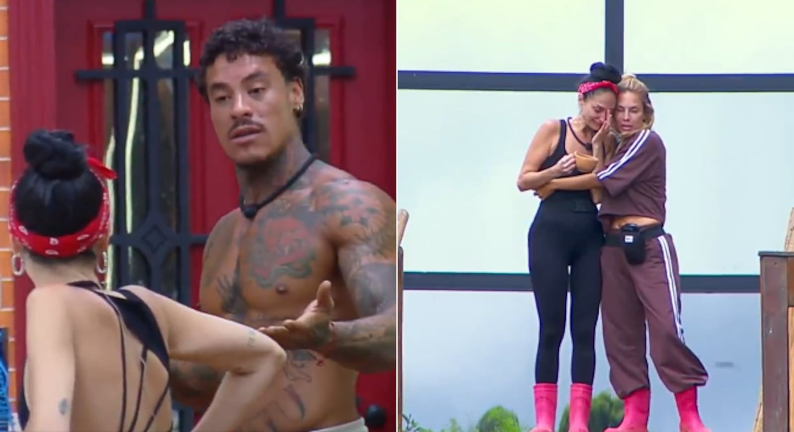Murilo e Ariela discutiram por conta das punições Reprodução/RecordPlus