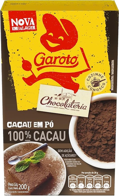 Cacau em Pó Garoto 100% 1